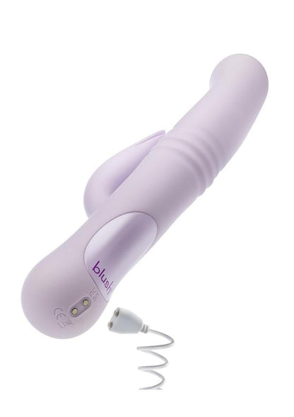 Blush Rylee Rechargeable Silicone Rabbit Vibrator - Lavender