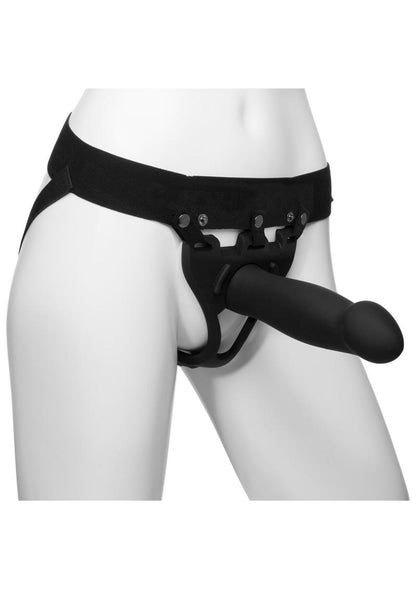 Body Extensions Be Bold Silicone Strap-On Harness with Hollow Dildo