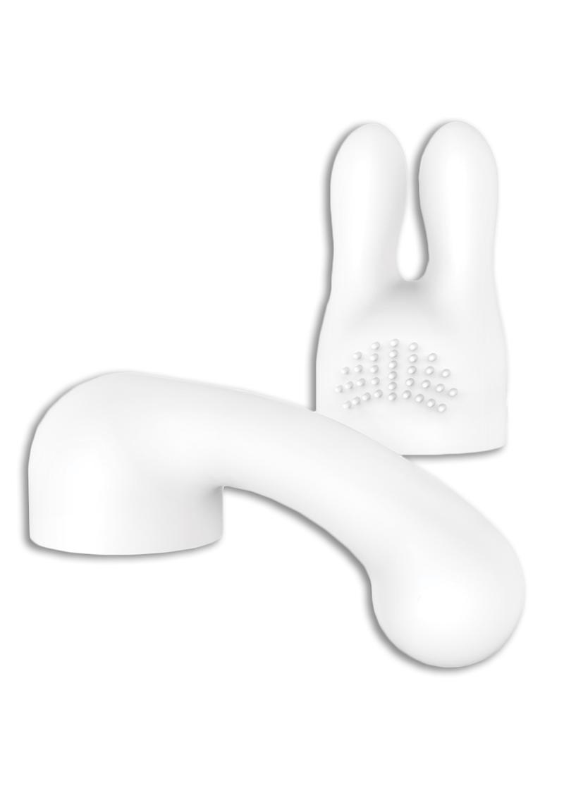 Bodywand Curve Silicone G-Spot and Clitoral Attachment - White - Set