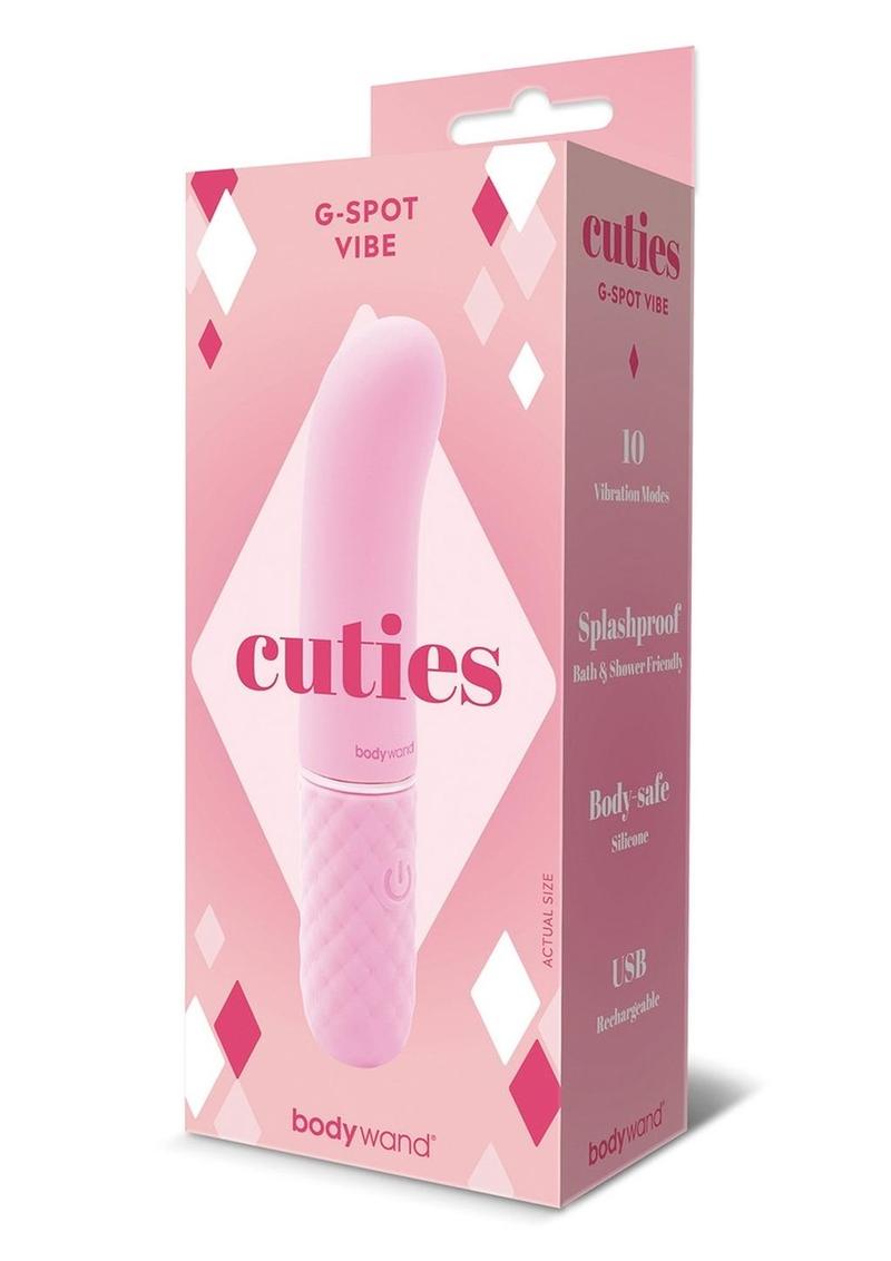 Bodywand Cuties Mini G Rechargeable Silicone Vibrator - Pink