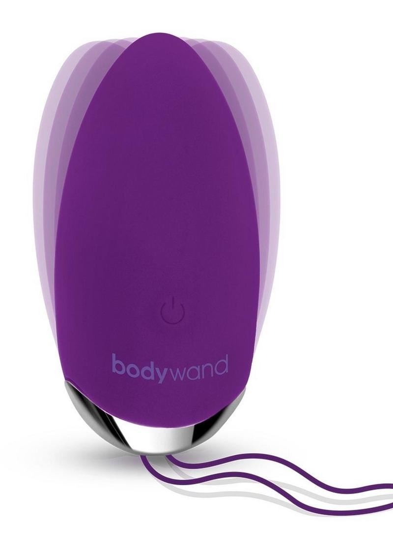 Bodywand Date Night Rechargeable Silicone Egg Vibrator with Remote Control - Purple