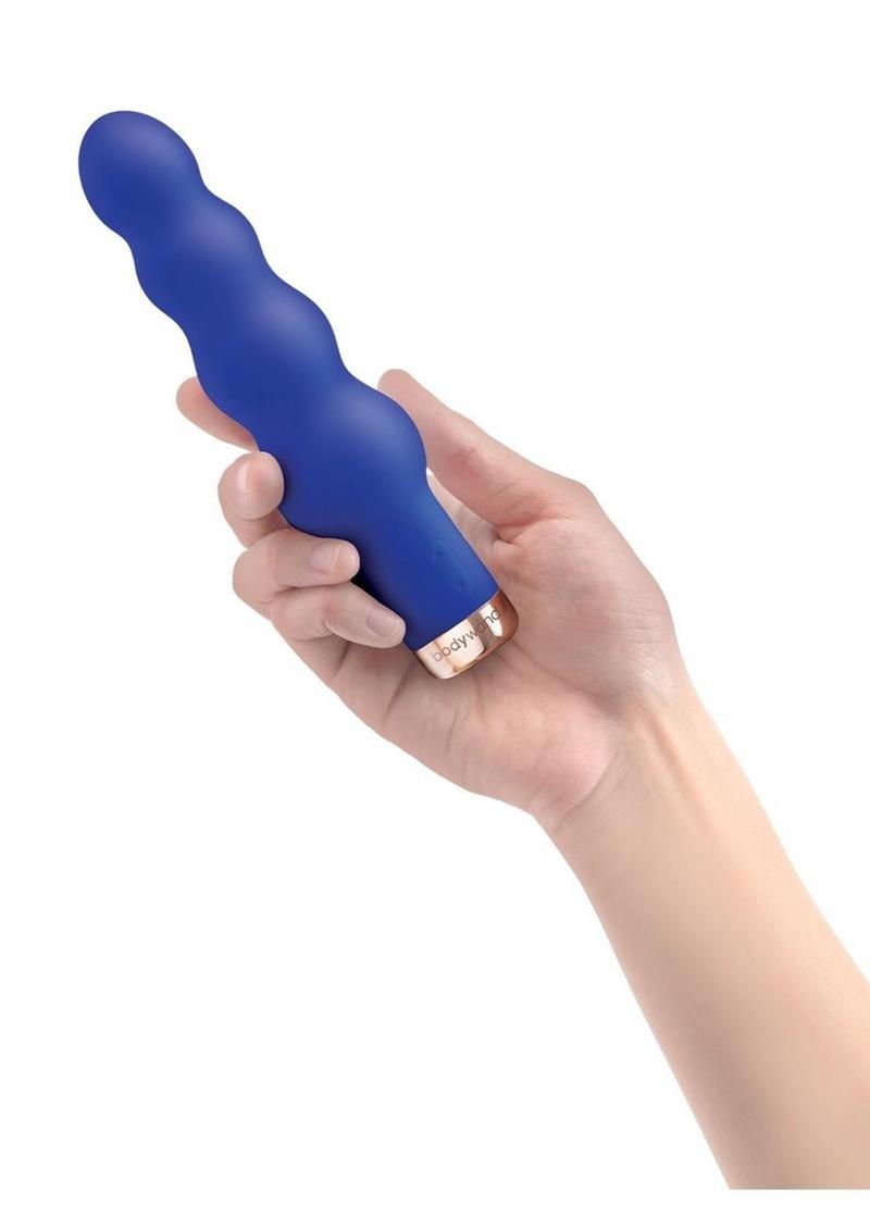 Bodywand My First Ripple Vibe Silicone Rechargeable Vibrator - Blue