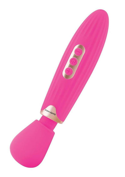 Bodywand Rumble Rechargeable Wand 8in - Hot Pink