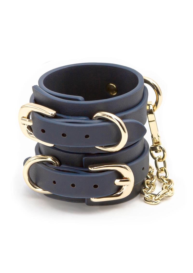 Bondage Couture Wrist Cuff - Blue