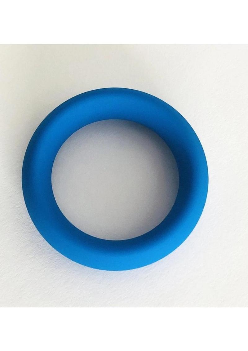 Boneyard Meat Rack Beef Up Bulge Ring 3x Silicone Cock Ring - Blue