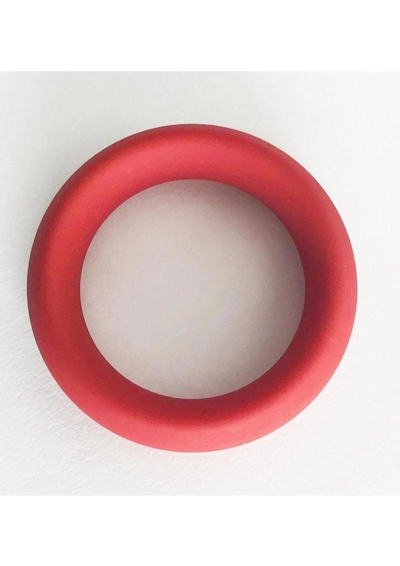 Boneyard Meat Rack Beef Up Bulge Ring 3x Stretch Silicone Cock Ring - Red