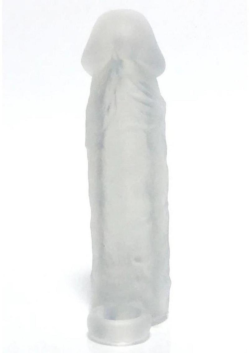 Boneyard Meaty 3x Stretch Silicone Penis Extender - Clear - 6.5in