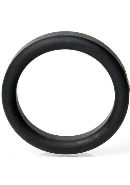 Boneyard Silicone Ring Cock Ring - Black - 1.6in