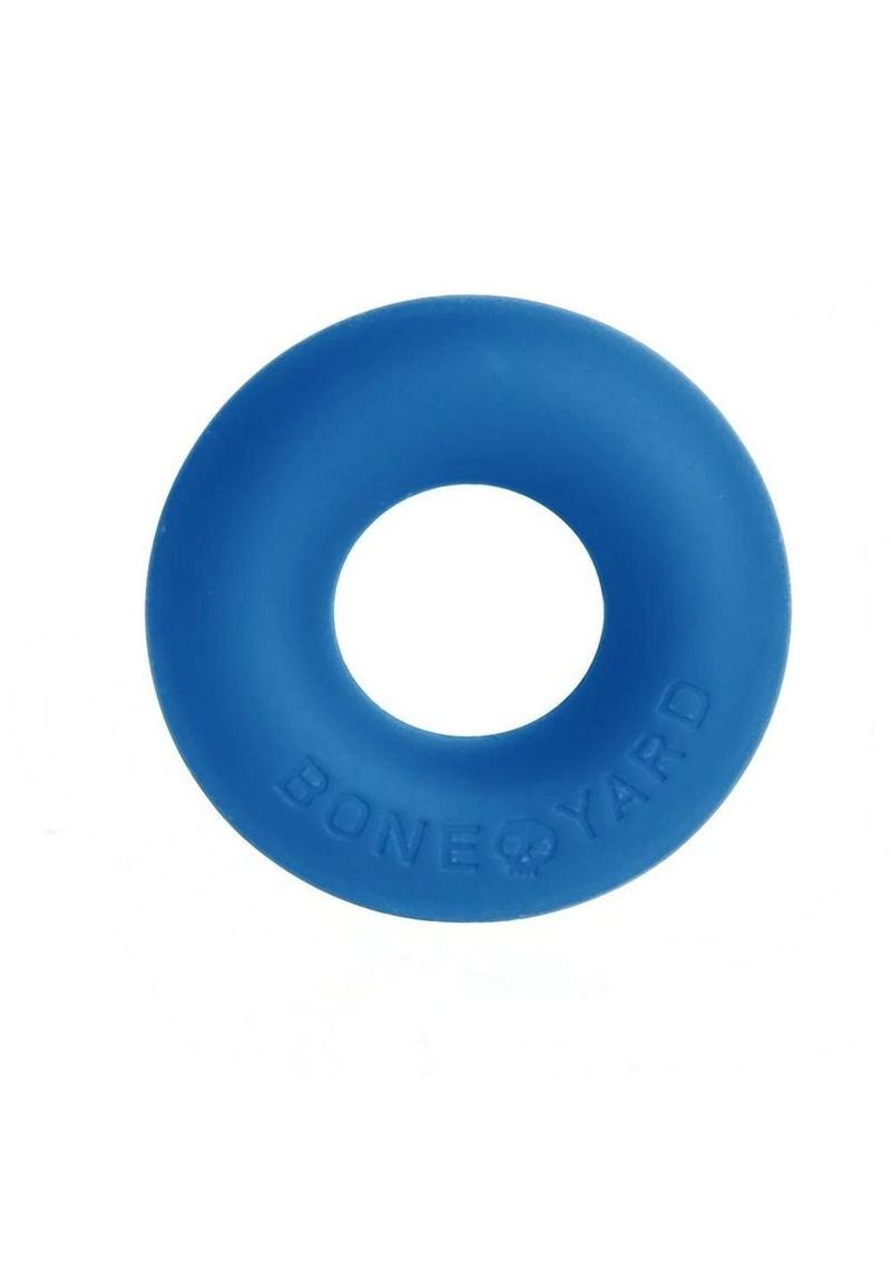 Boneyard Ultimate Silicone Cock Ring - Blue - 2in