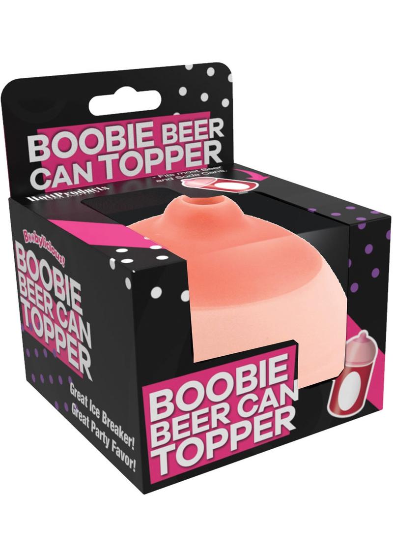 Boobie Beer Can Topper Novelty Gift