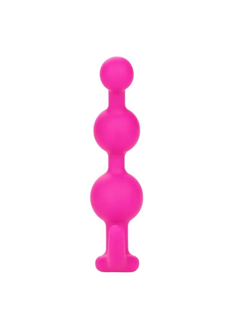 Booty Call Booty Beads Silicone Anal Beads - Pink