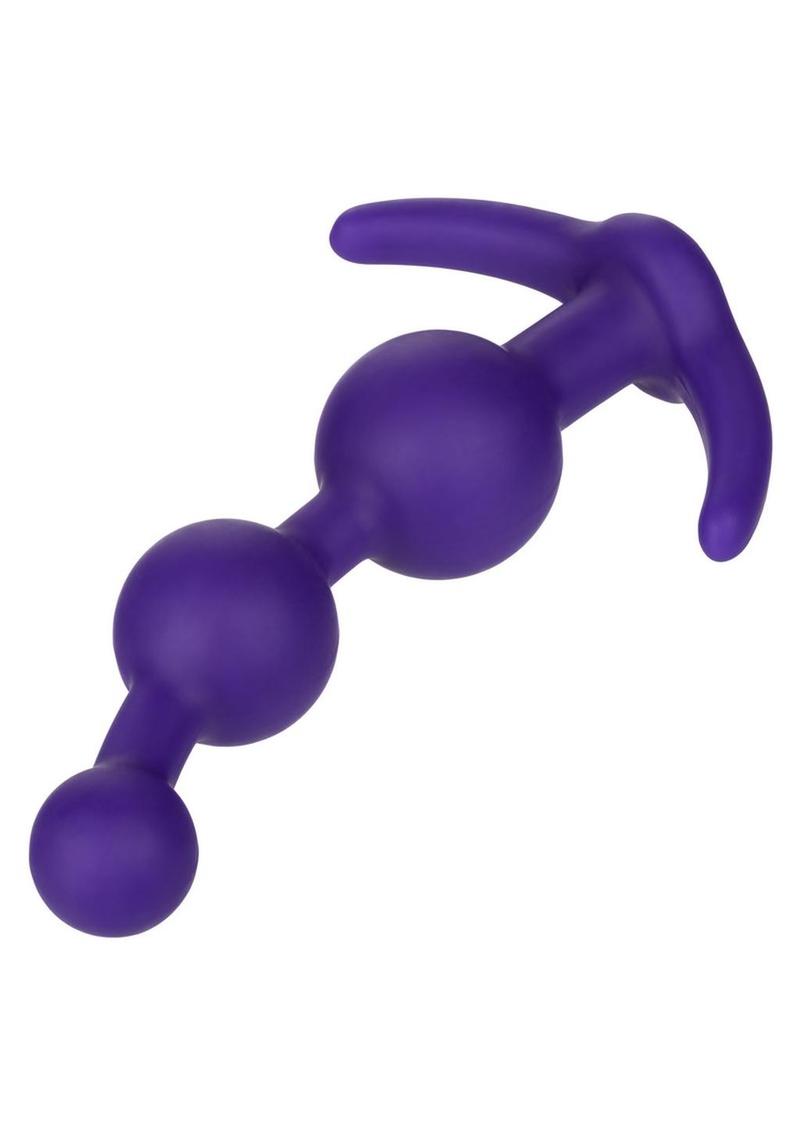 Booty Call Booty Beads Silicone Anal Beads - Purple