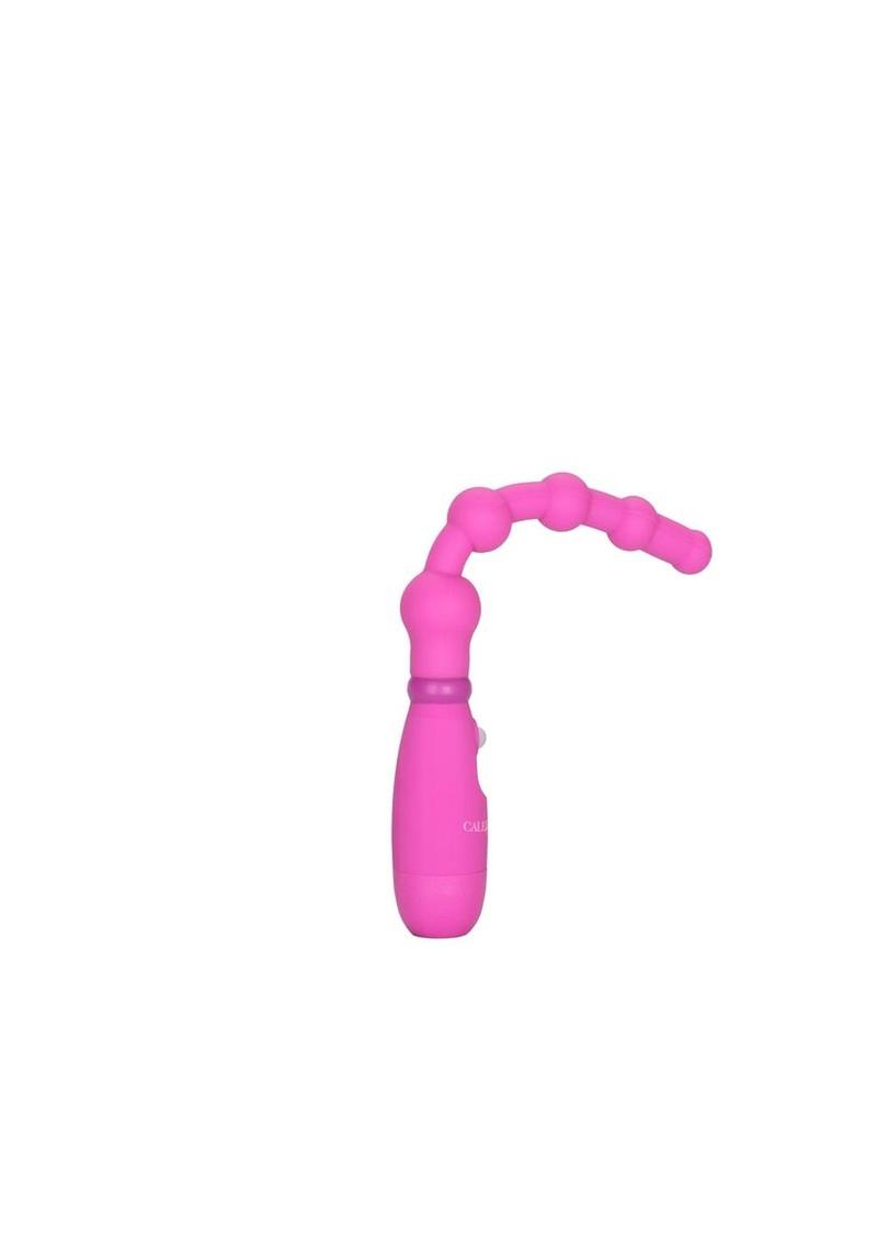 Booty Call Booty Flexer Silicone Beaded Butt Plug - Pink