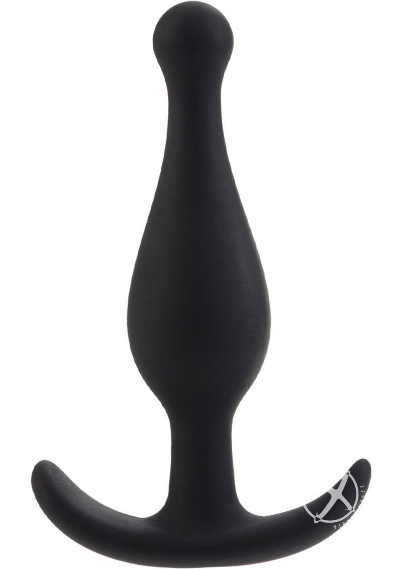 Booty Call Booty Rocker Silicone Butt Plug - Black