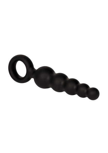 Booty Call Booty Shaker Silicone Vibrating Butt Plug with Remote Control - Black