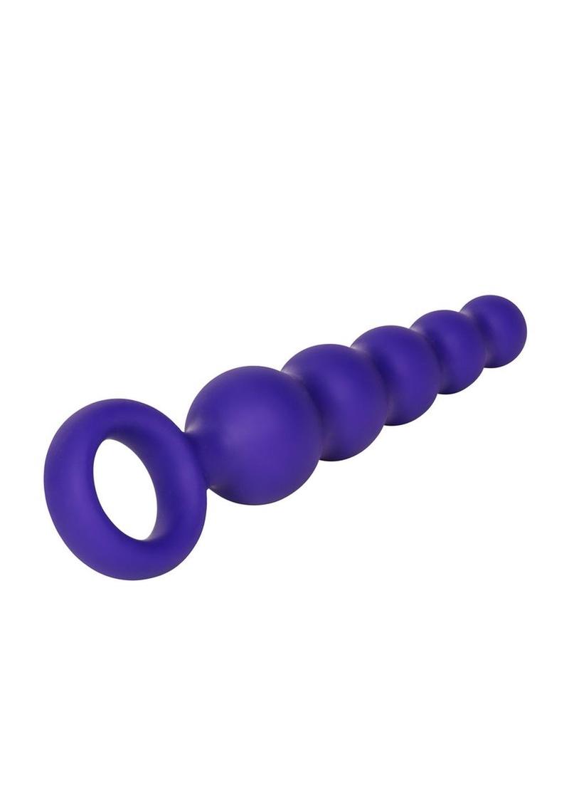 Booty Call Booty Shaker Silicone Vibrating Butt Plug with Remote Control - Purple