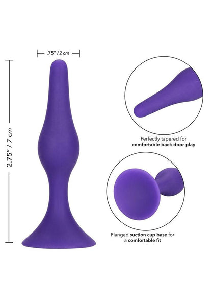 Booty Call Booty Starter Silicone Butt Plug - Purple