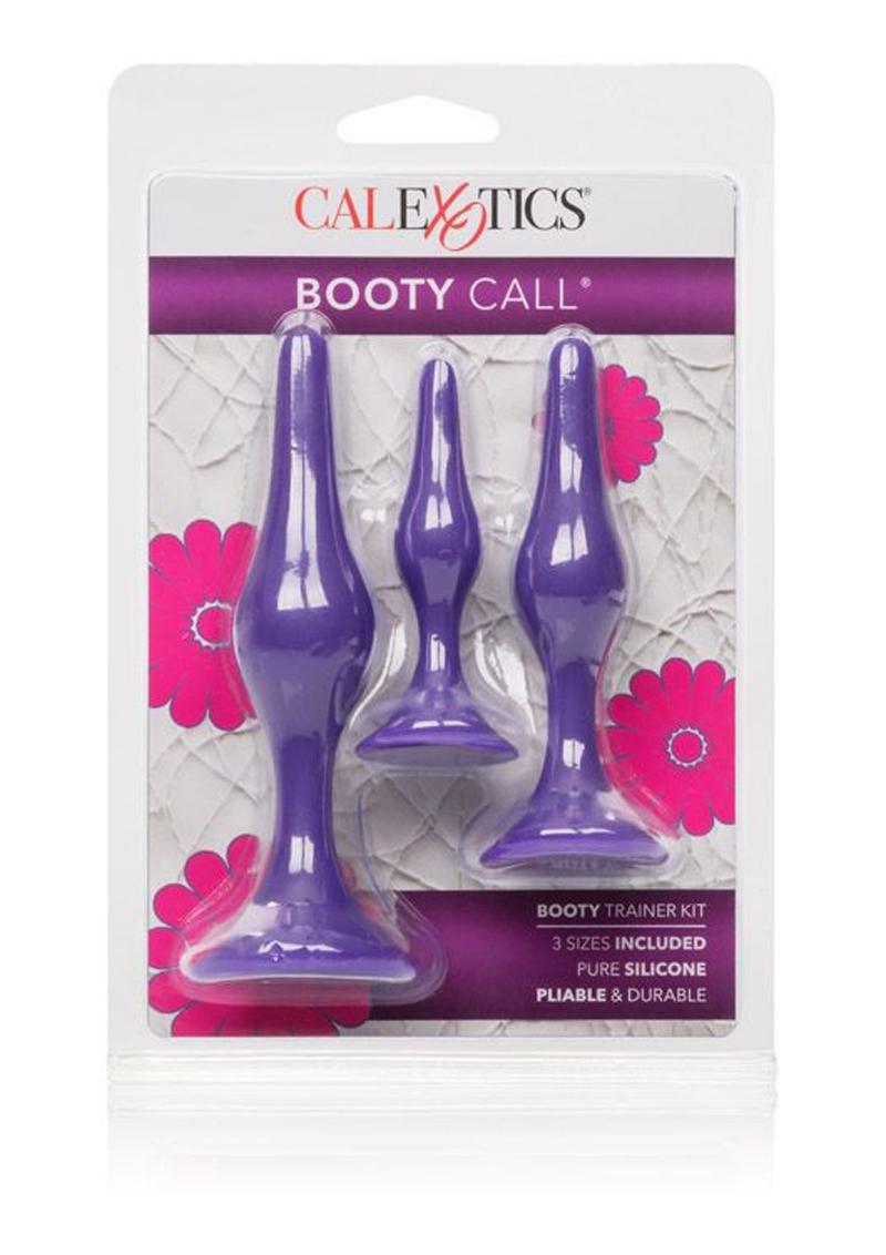 Booty Call Booty Trainer Starter Kit Silicone Anal Plugs 3 Assorted Sizes