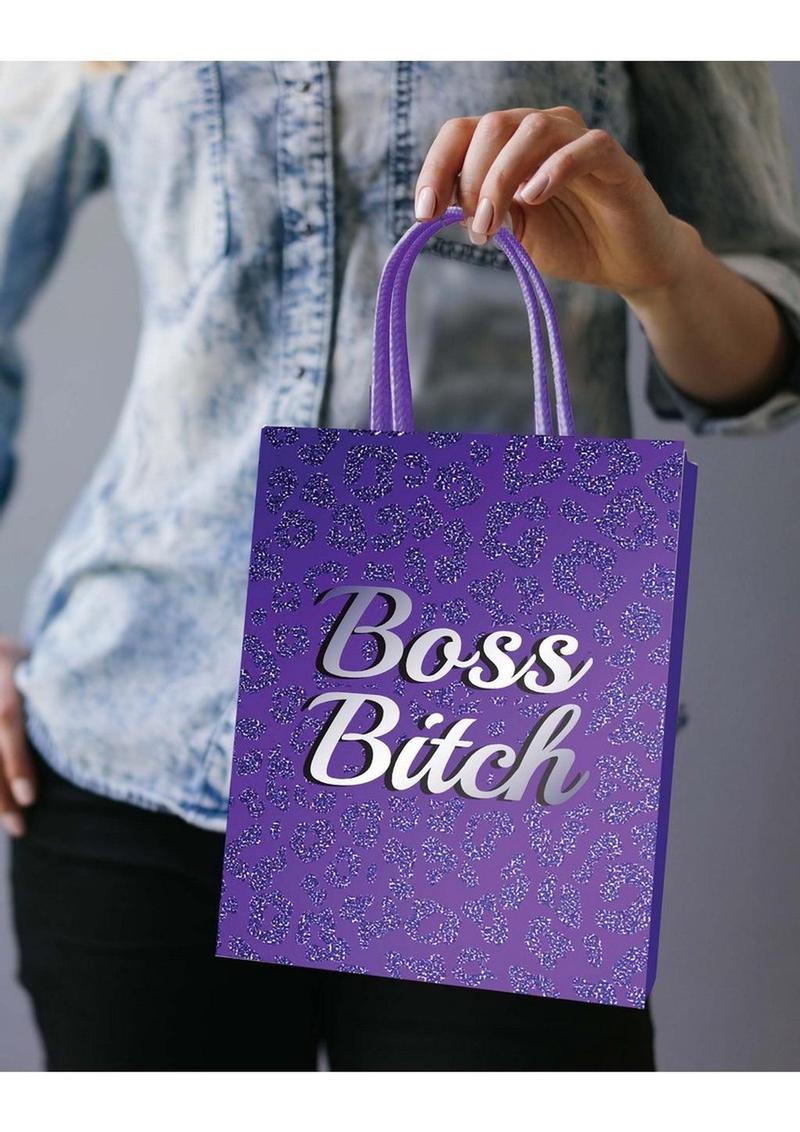 Boss Bitch - Purple/White - Gift Bag