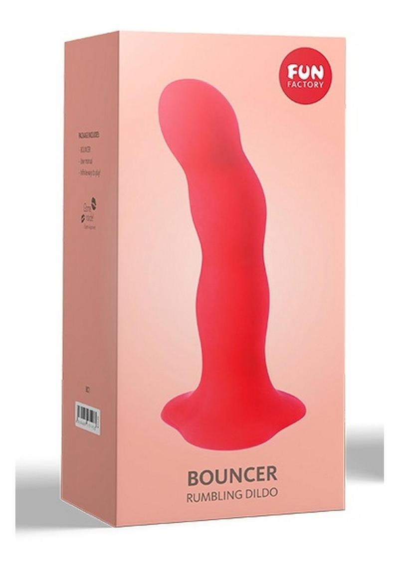 Bouncer Dildo with Weighted Kegal Balls - Red