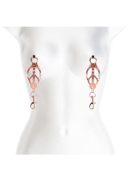 Bound Nipple Clamps C3 - Metal/Rose Gold