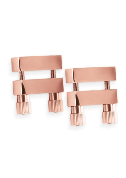 Bound Nipple Clamps V1 - Metal/Rose Gold