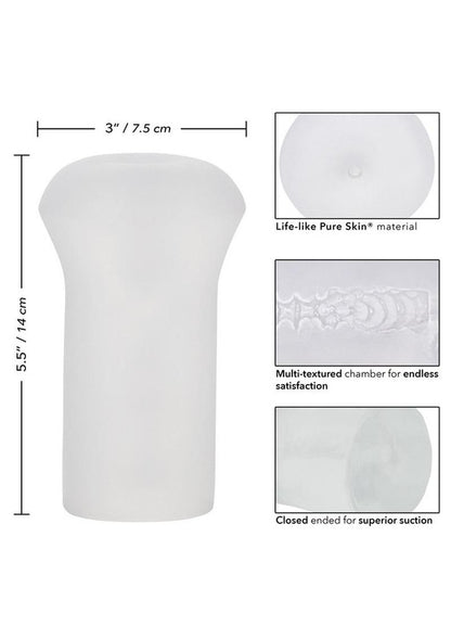 Boundless Stroker Masturbator - Frost/White