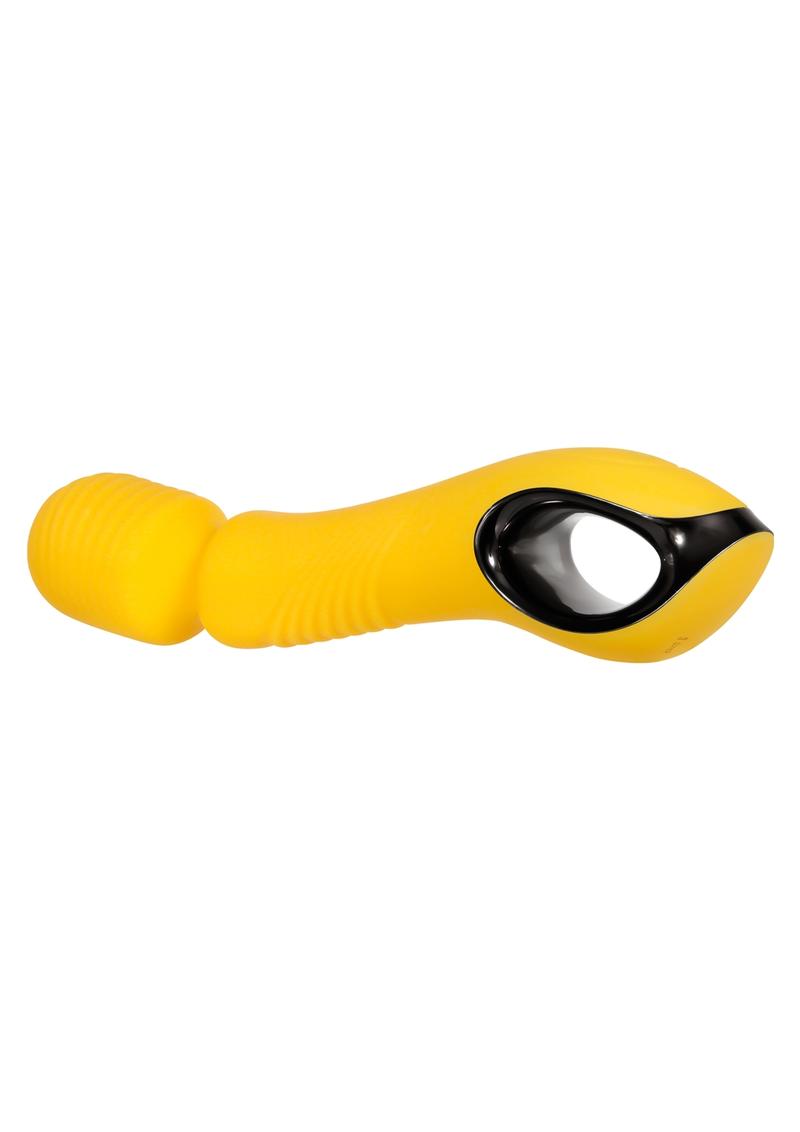 Buttercup Silicone Rechargeable Wand Massager - Yellow