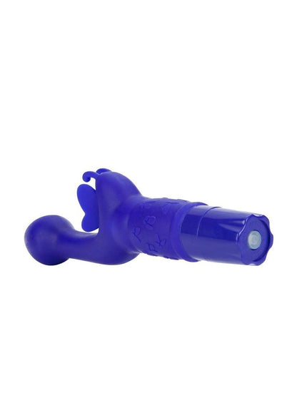 Butterfly Kiss Silicone Vibrator - Purple