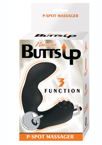 Butts Up Silicone P-Spot Prostate Massager - Black