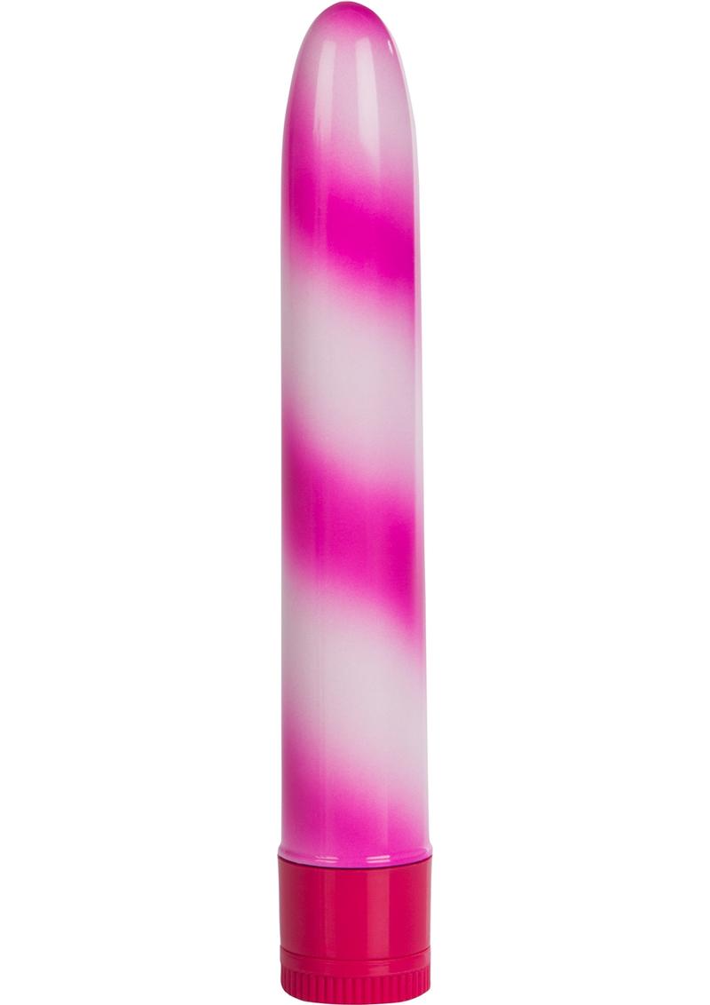 Calexotics Candy Cane 6in Waterproof - Pink