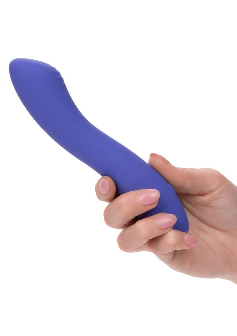 Calexotics Connect Contoured G Rechargeable Silicone App Compatible G-Spot Vibrator with Remote