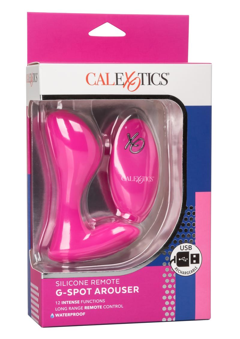 Calexotics Silicone Rechargeable G-Spot Arouser Vibrator with Remote Control