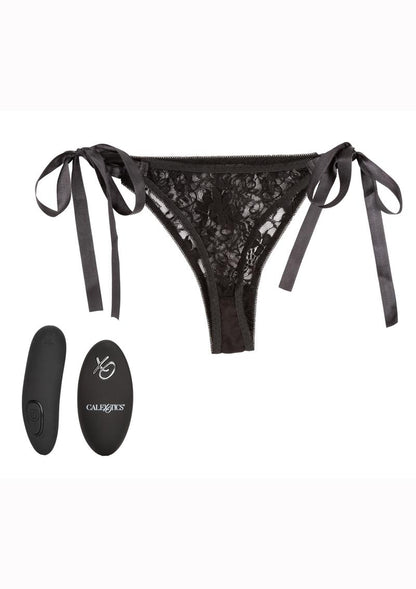 Calexotics Silicone Rechargeable Lace Thong Panty Vibe with Remote Control