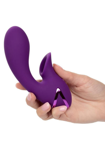 California Dreaming Huntington Beach Heartbreaker Rechargeable Silicone Stimulator - Purple