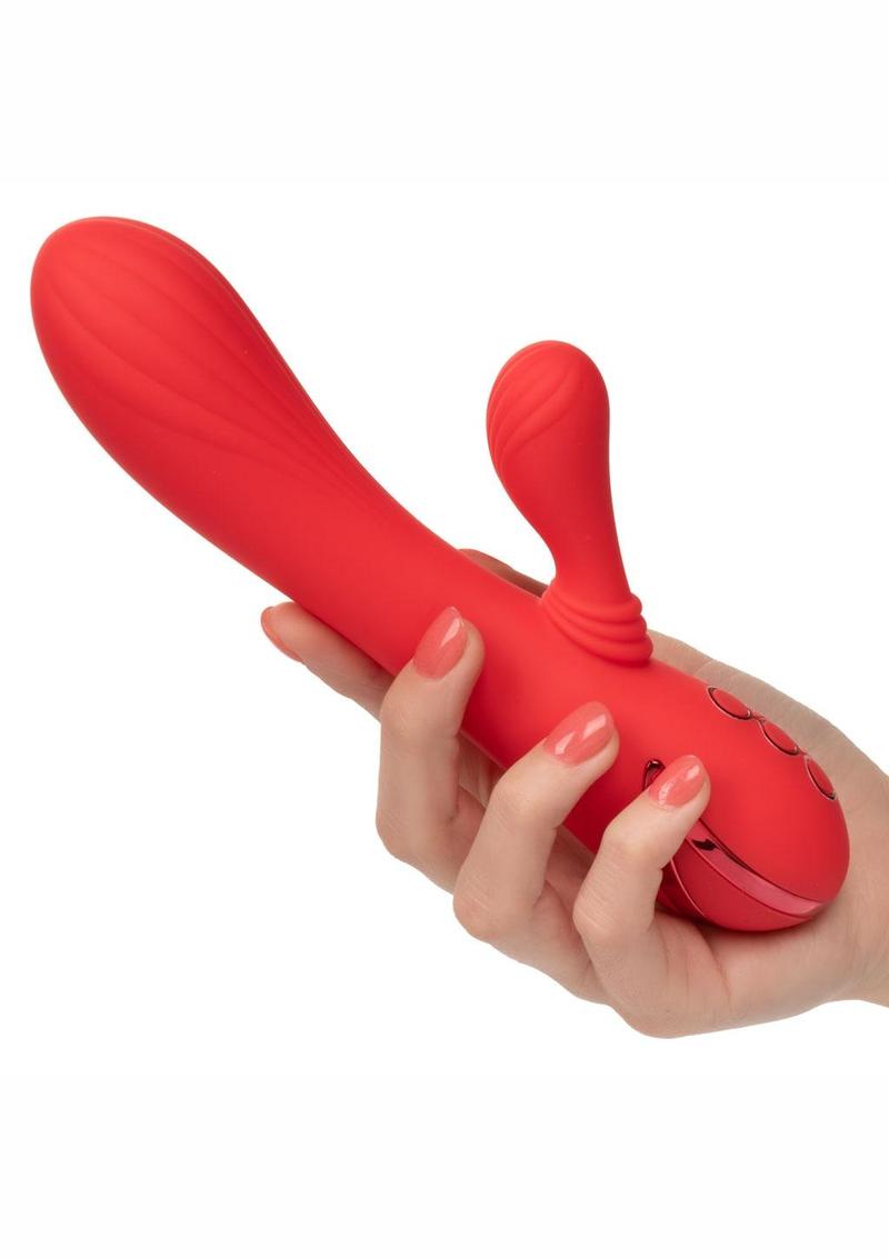 California Dreaming Palisades Passion Rechargeable Silicone Rabbit Vibrator