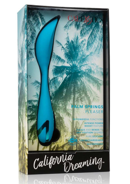 California Dreaming Palm Springs Pleaser Rechargeable Silicone Contoured Vibrator