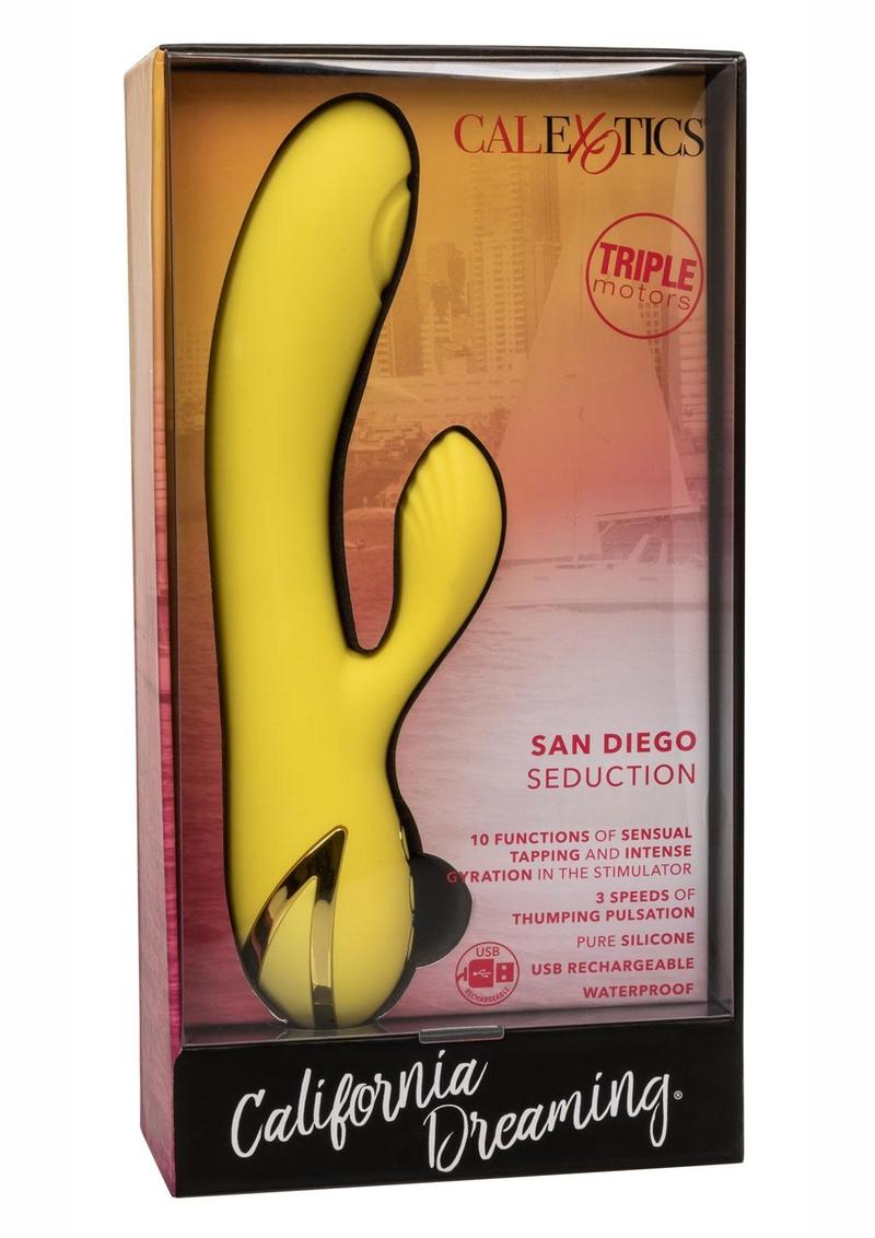 California Dreaming San Diego Seduction Rechargeable Silicone Rabbit Vibrator