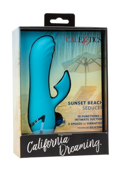 California Dreaming Sunset Beach Seducer Rechargeable Silicone Dual Vibrator