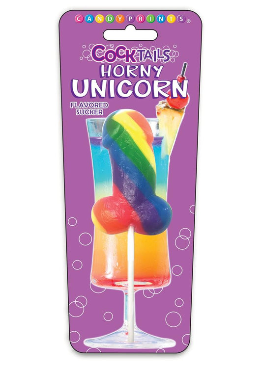 Candyprints Horny Unicorn Cocktail Sucker Tutti Frutti