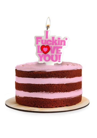 Candyprints I Fuckin' Love You! A Loving Occasion Party Candle