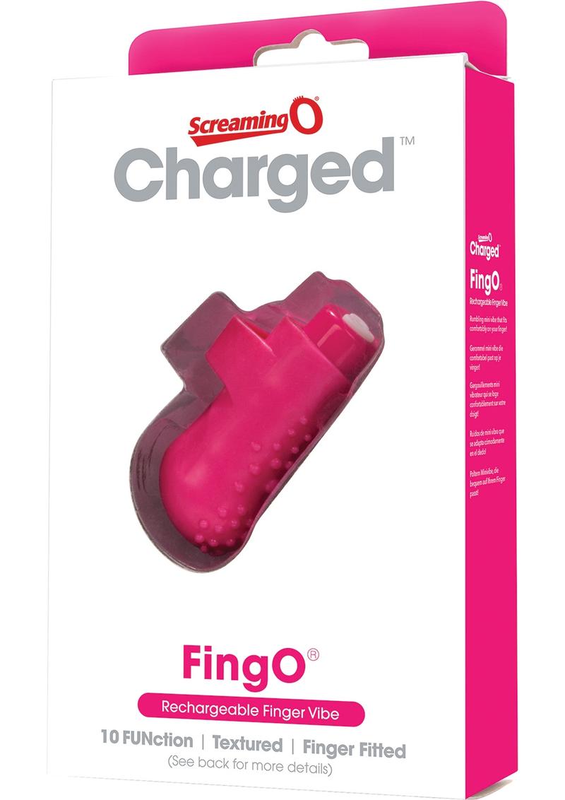 Charged Fing O Rechargeable Finger Mini Vibrator Waterproof