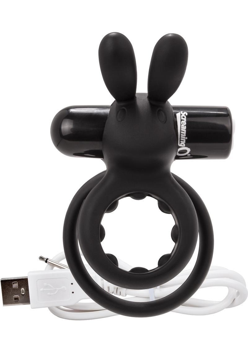 Charged Ohare Rechargeable Silicone Waterproof Rabbit Cock Ring