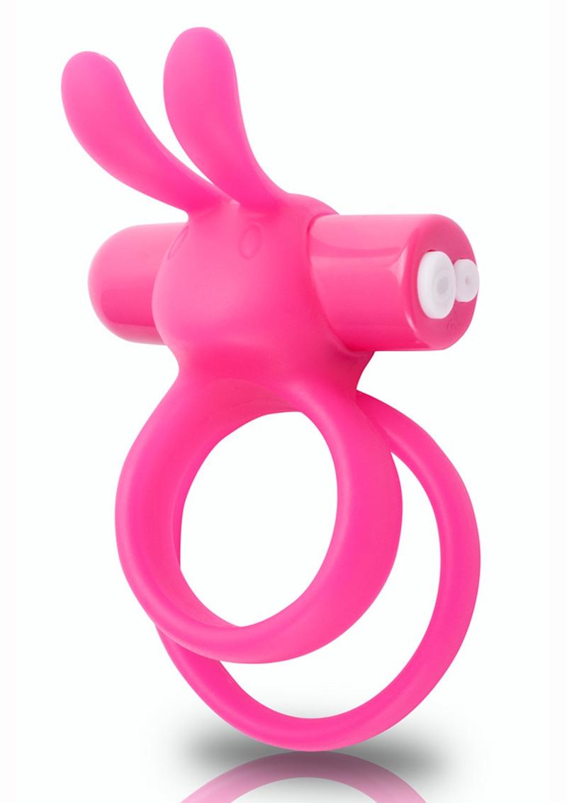 Charged Ohare XL Silicone USB Rechargeable Wearable Rabbit Vibrating Cock Ring Pink (Individual