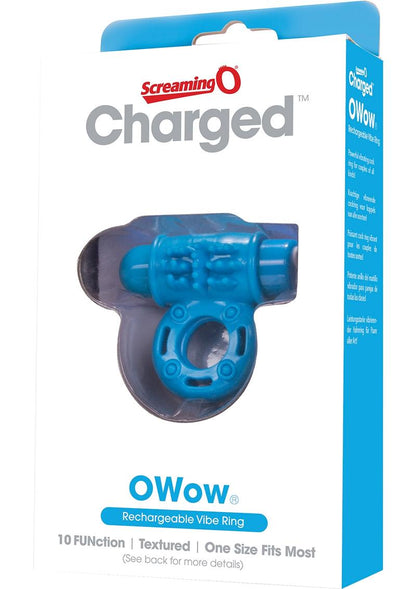 Charged OWOW Rechargeable Vibe Ring Waterproof