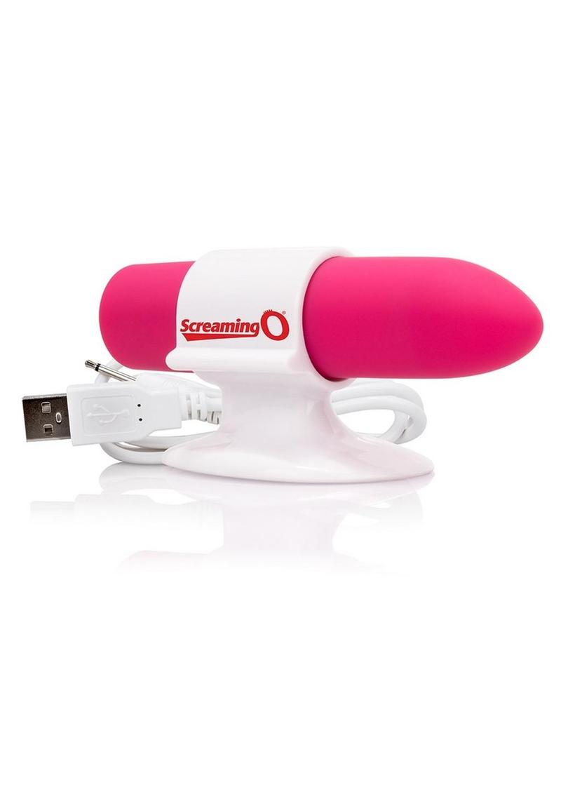 Charged Positive Rechargeable Waterproof Vibrator - Pink