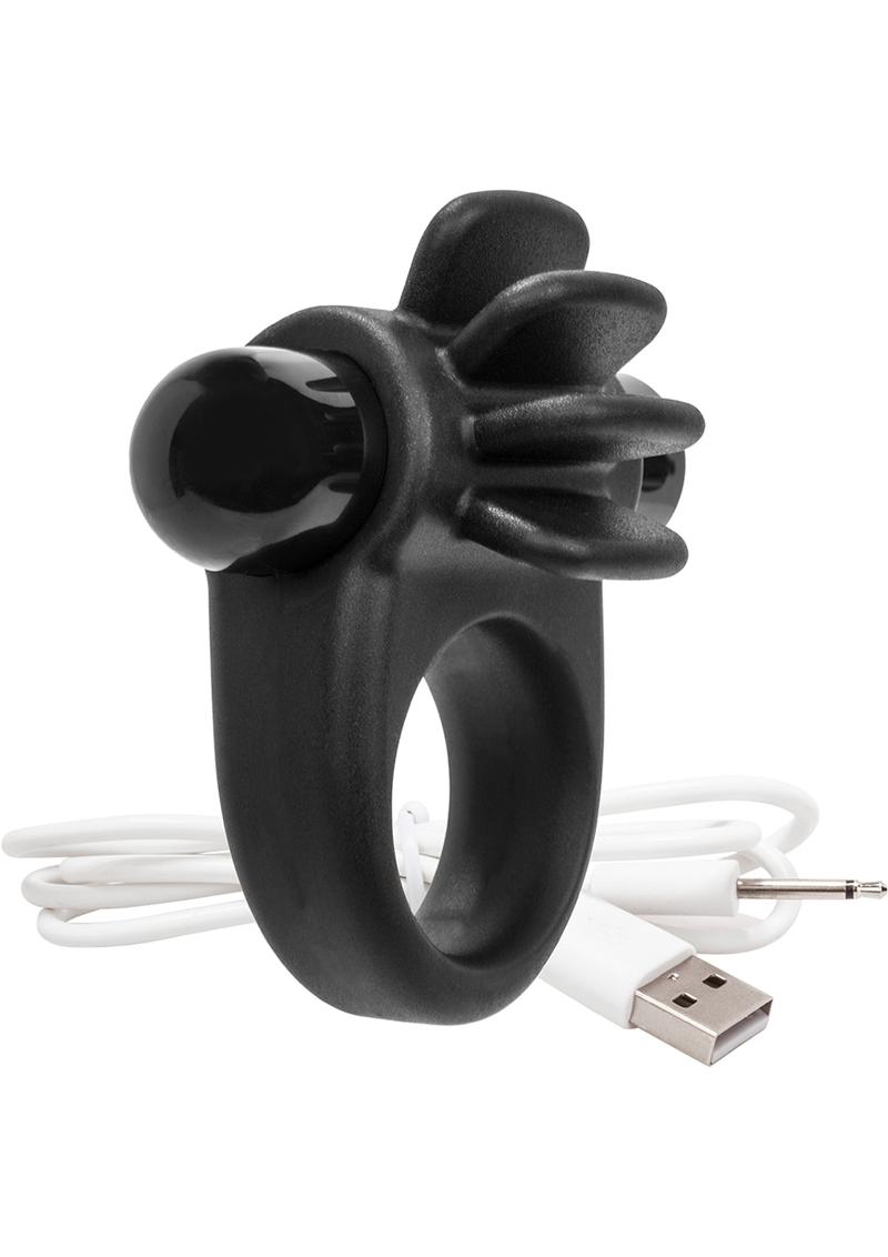 Charged Skooch Rechargeable Vibrating Silicone Cock Ring Waterproof