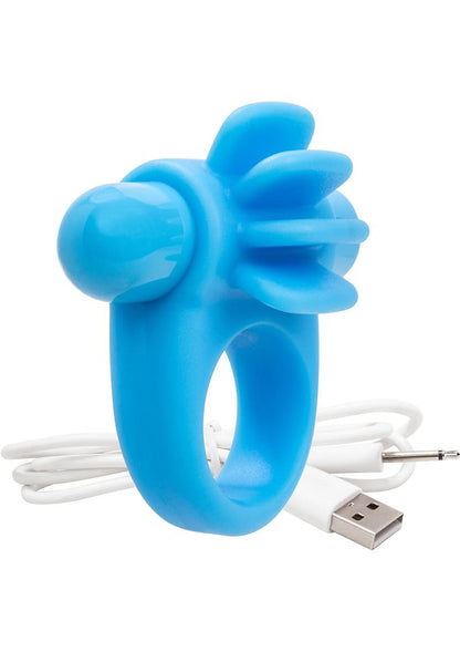 Charged Skooch Rechargeable Vibrating Silicone Cock Ring Waterproof