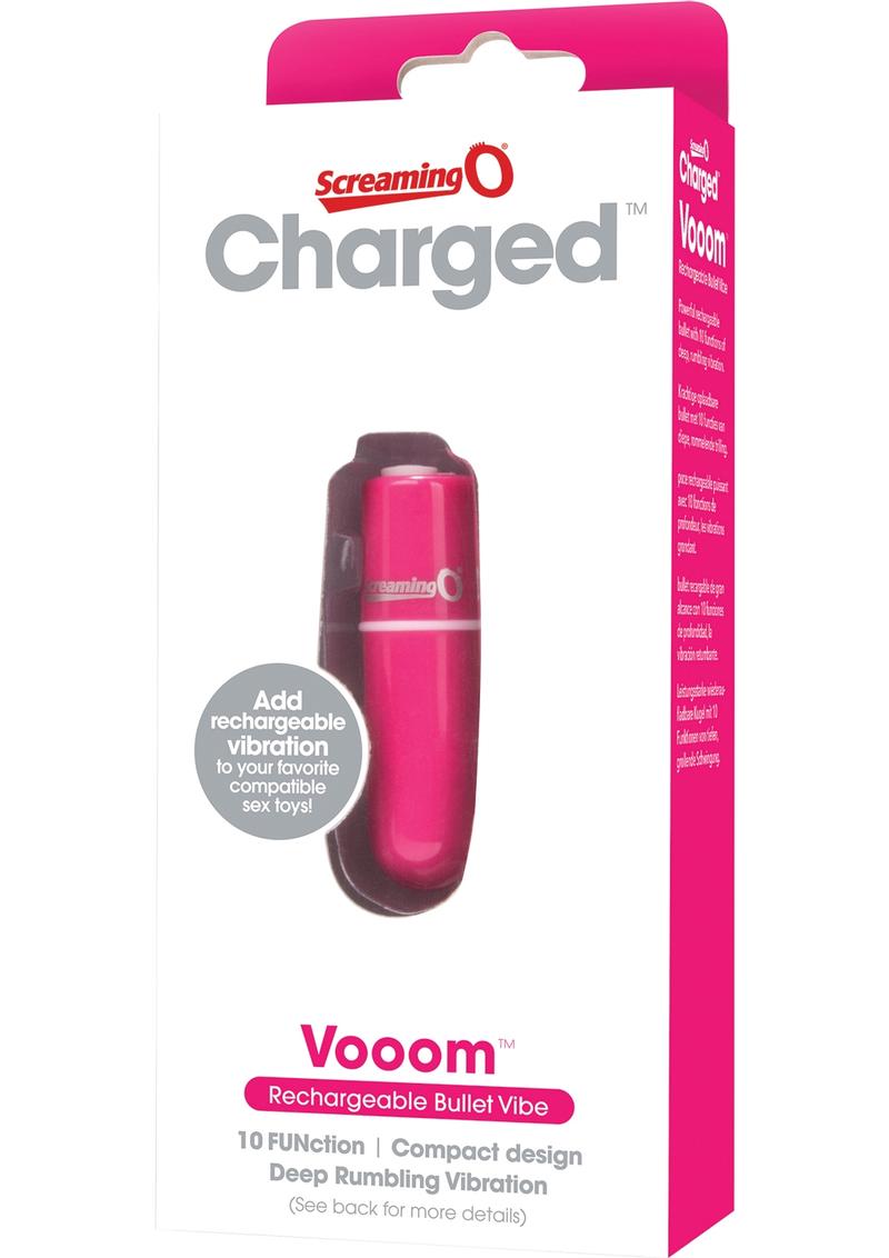 Charged Vooom Rechargeable Waterproof Bullet Vibrator