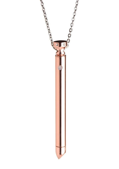 Charmed Rechargeable Stainless Steel 7x Vibrating Necklace